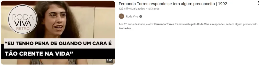 Fernanda Torres = Roda Viva 1992