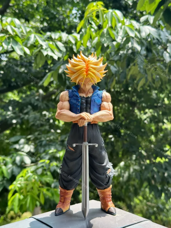 Kf S2179a44d269a4a4b98f3984194231ac1c 25cm Anime Dragon Ball Z Troncos Figura Futuro Troncos Figuras De A O Pvc Estatueta Est